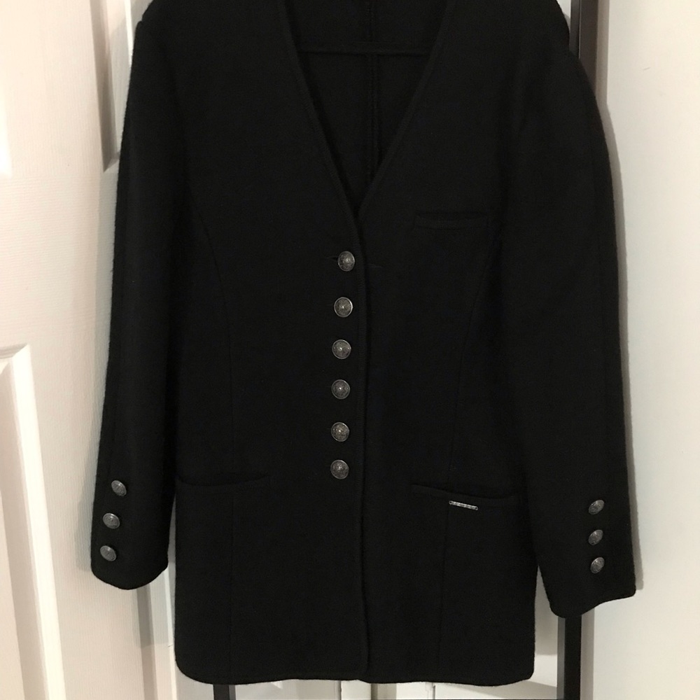 Black Wool Blazer
